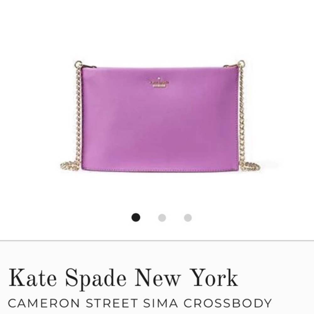 KATE Spade Cameron Street Sima Crossbody Purse in Barbie Pink/Purple - Picture 4 of 16